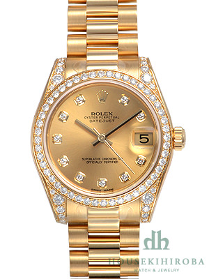 ロレックス デイトジャスト 金無垢 ユニセックス｜腕時計専門の販売