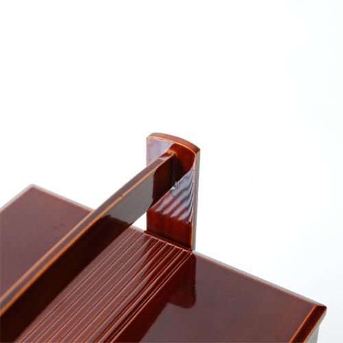 飛騨春慶 福壽漆器店 手提三段重 伝統工芸品 木製 お重箱 | MUKU工房