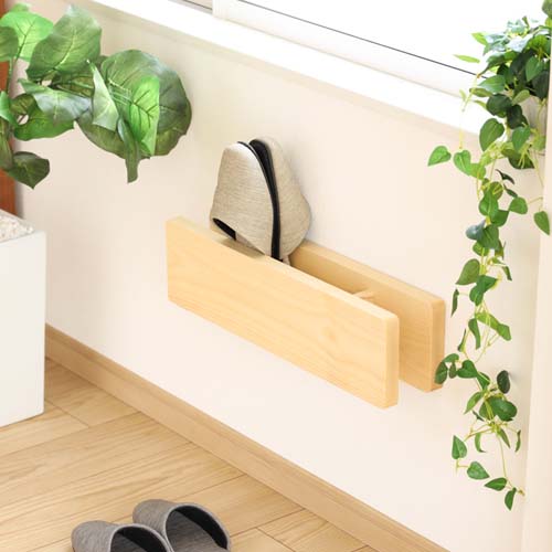 各地の名工房 kochi コチ スリッパラック 国産クラフト 木製 スリッパ