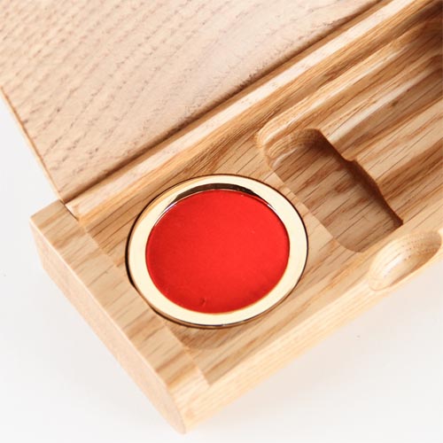 旭川クラフト sasaki ササキ工芸 一枚フタ印鑑ケース 国産クラフト