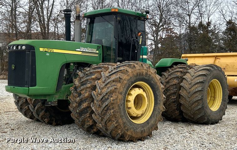 Salvage Other JOHN Deere 9420 4WD Tractor vehicles for sale | Bid