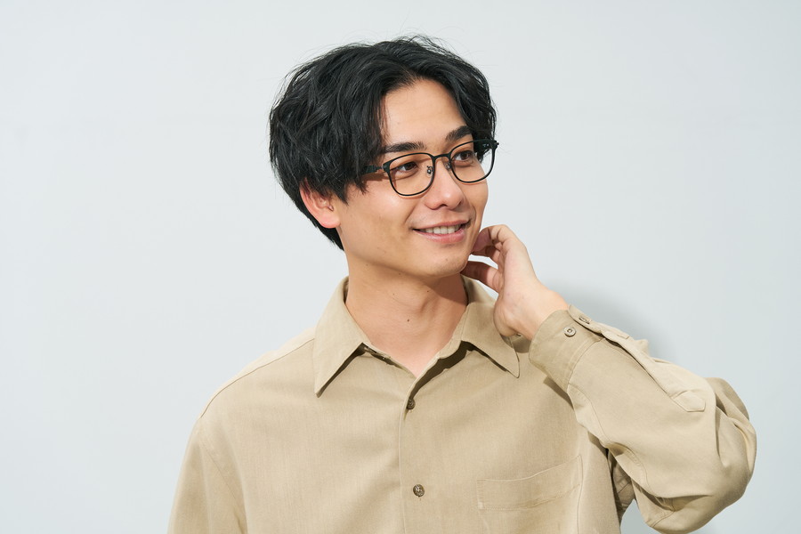 創業25周年フェア]ラバーテンプルが特徴のウエリントン型メガネ