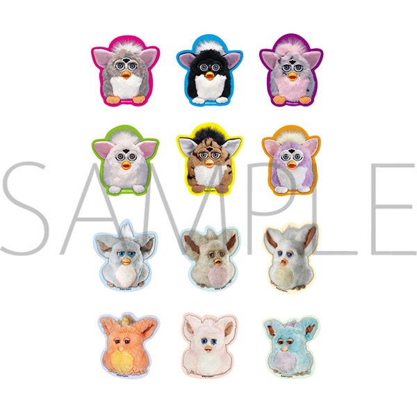 Furby POP UP STORE ダイカットステッカーコレクション: キャラグッズ