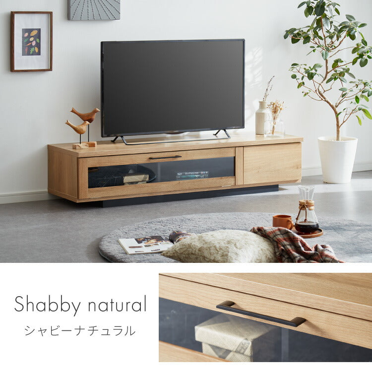 テレビ台 幅180 完成品 おしゃれ 日本製 扉付き 隠せる 収納 ガラス扉
