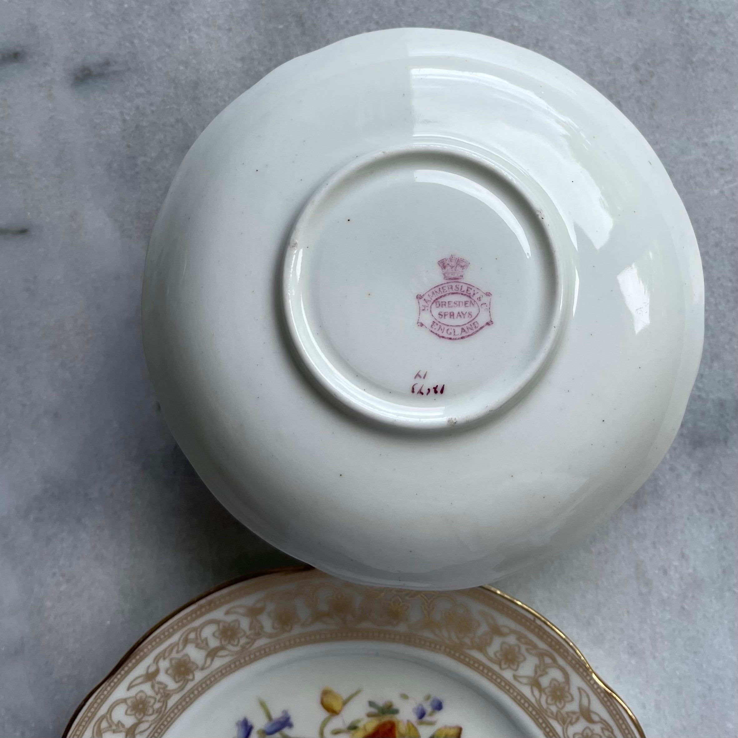 🏴󠁧󠁢󠁥󠁮󠁧󠁿ハマースレイ アンティーク ドレスデンスプレー ティー