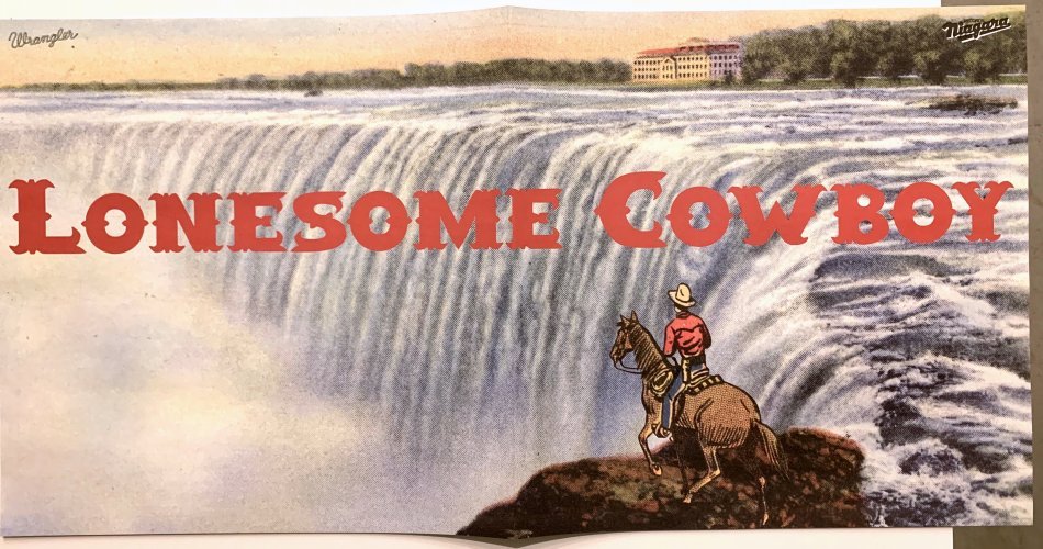 大滝詠一 / Niagara×Wrangler CD＋TシャツBOX (DJデザイン黒S ポスター