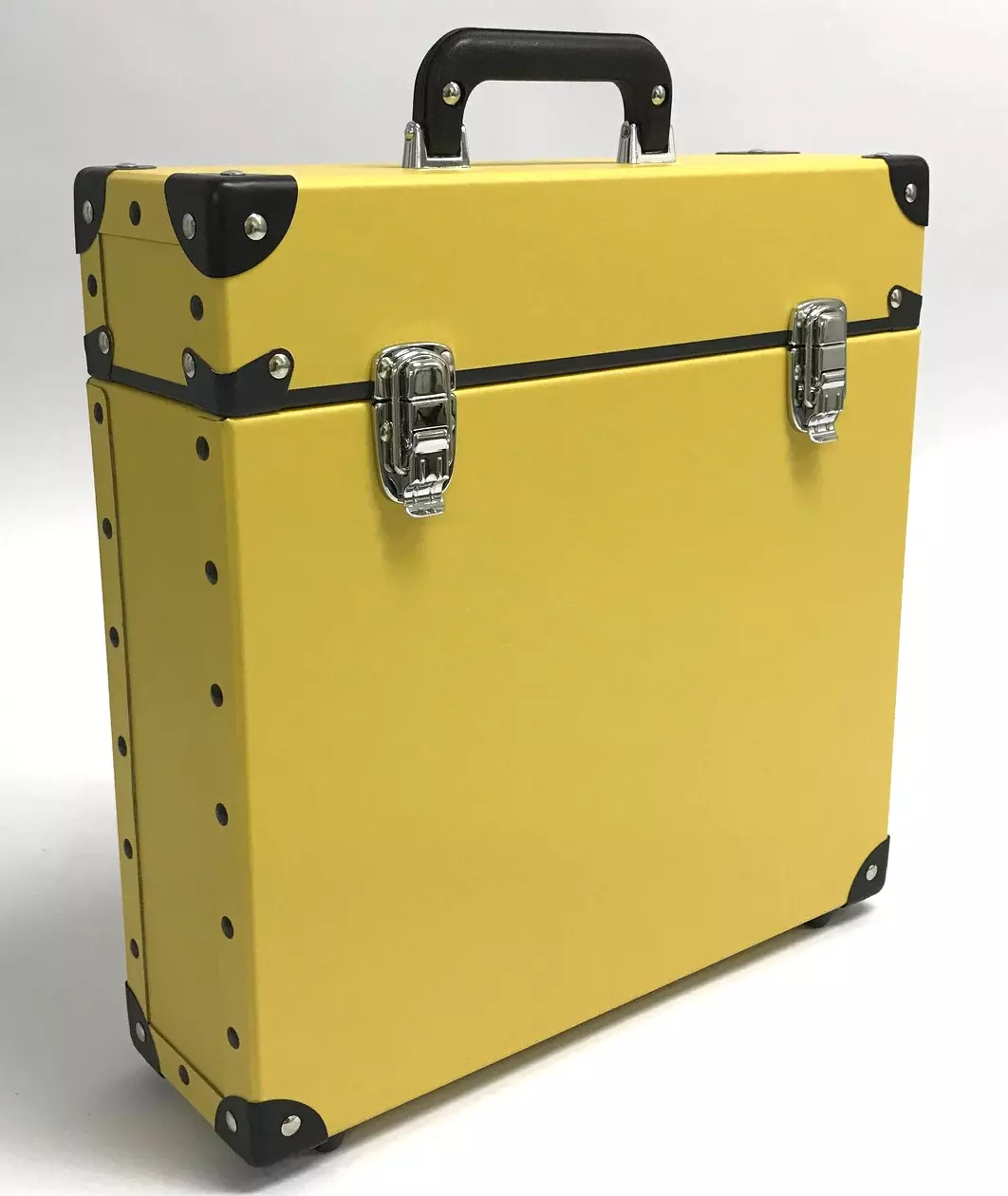 LPレコード キャリングケース SOFT YELLOW/LPハードケース/軽くて丈夫