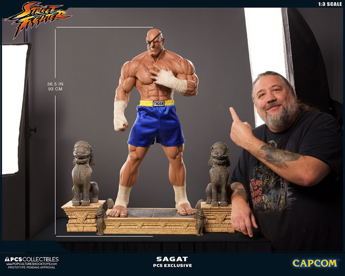 PCS Collectiblesの1/3スケール「サガット」フィギュアが凄い