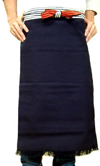 酒屋前掛けエプロン【長】（日本製）[1503-01]│名入れロゴ・ネーム