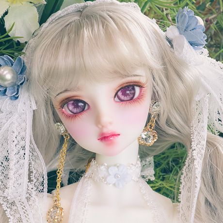 即納】Luna Orange ver. (Doll + Make Up) ＊ホワイトスキン ＊42cm