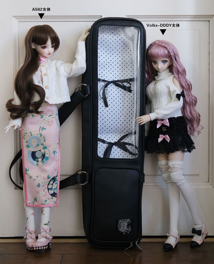 クリアウィンドウドールバッグ【ブラック：60cm】（SD13 Girl・SD13