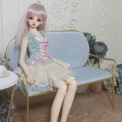 家具】1/4ドール 2人掛けソファー(41.ベージュ色)（MSD）｜DOLK（ドルク）