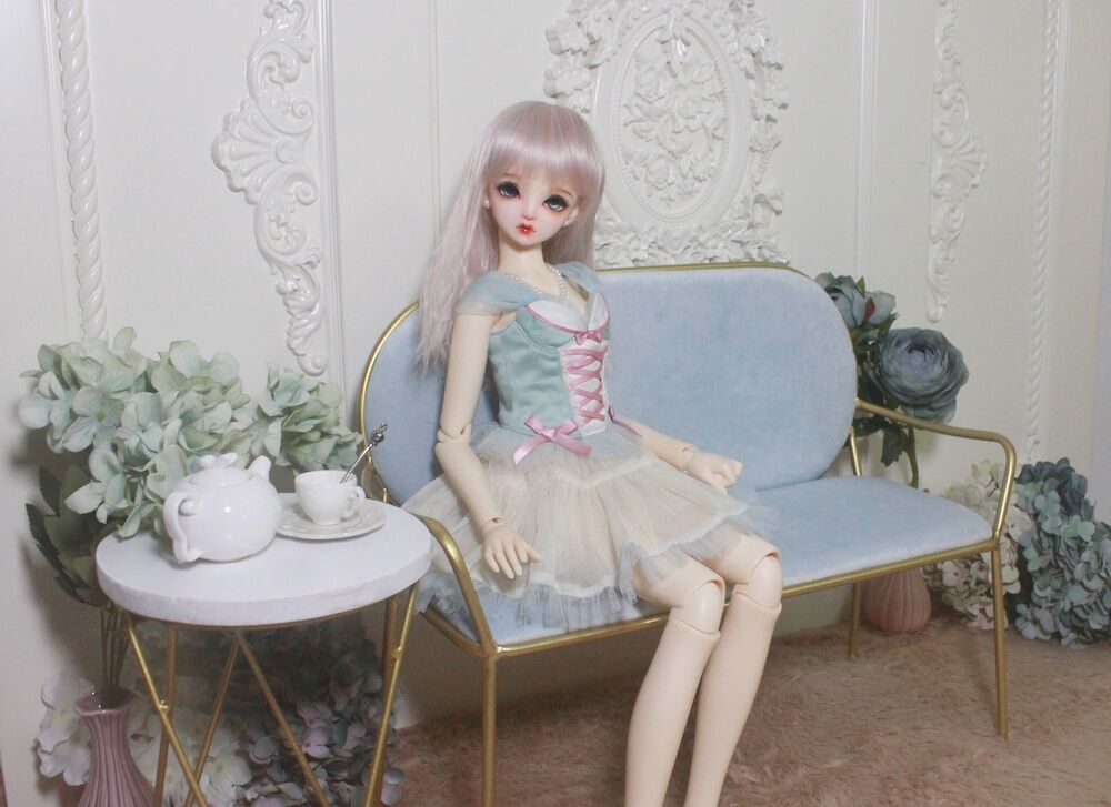 家具】1/4ドール 2人掛けソファー(41.ベージュ色)（MSD）｜DOLK（ドルク）