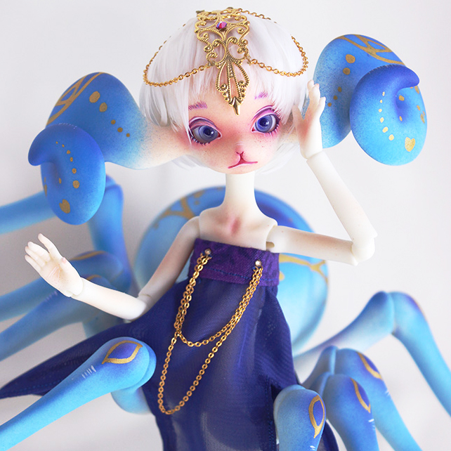 DOLK×DOLL CHATEAU×Le Mouton en Sucre】Xaviera sapphire queen
