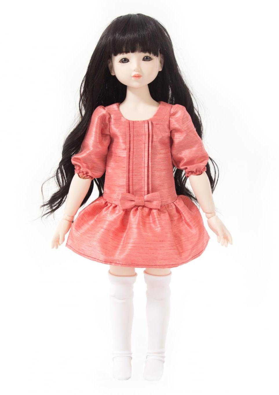 球体関節人形あや】あや本体(ロングウェーブ・ブラック)｜DOLK（ドルク）