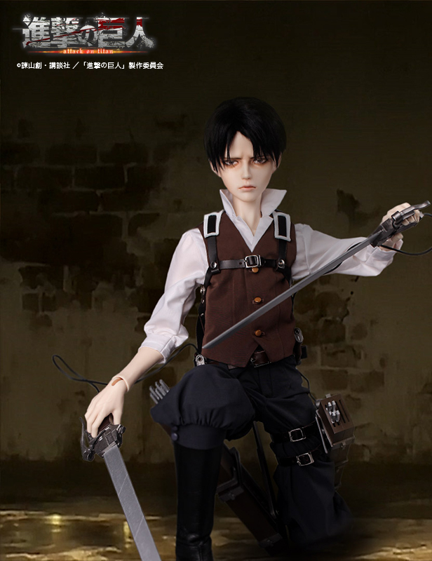 進撃の巨人」 リヴァイ兵長 キャストドール 地下街時代Ver.｜DOLK
