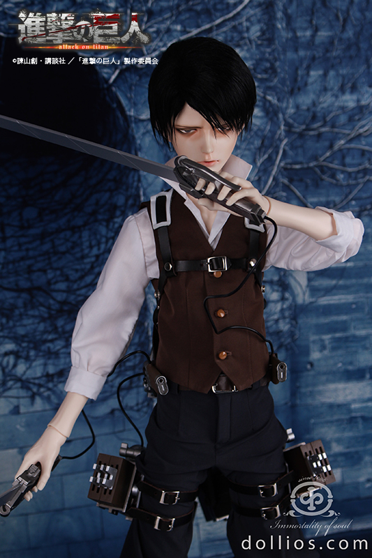 進撃の巨人」 リヴァイ兵長 キャストドール 地下街時代Ver.｜DOLK