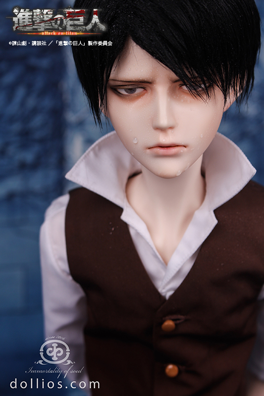 進撃の巨人」 リヴァイ兵長 キャストドール 地下街時代Ver.｜DOLK