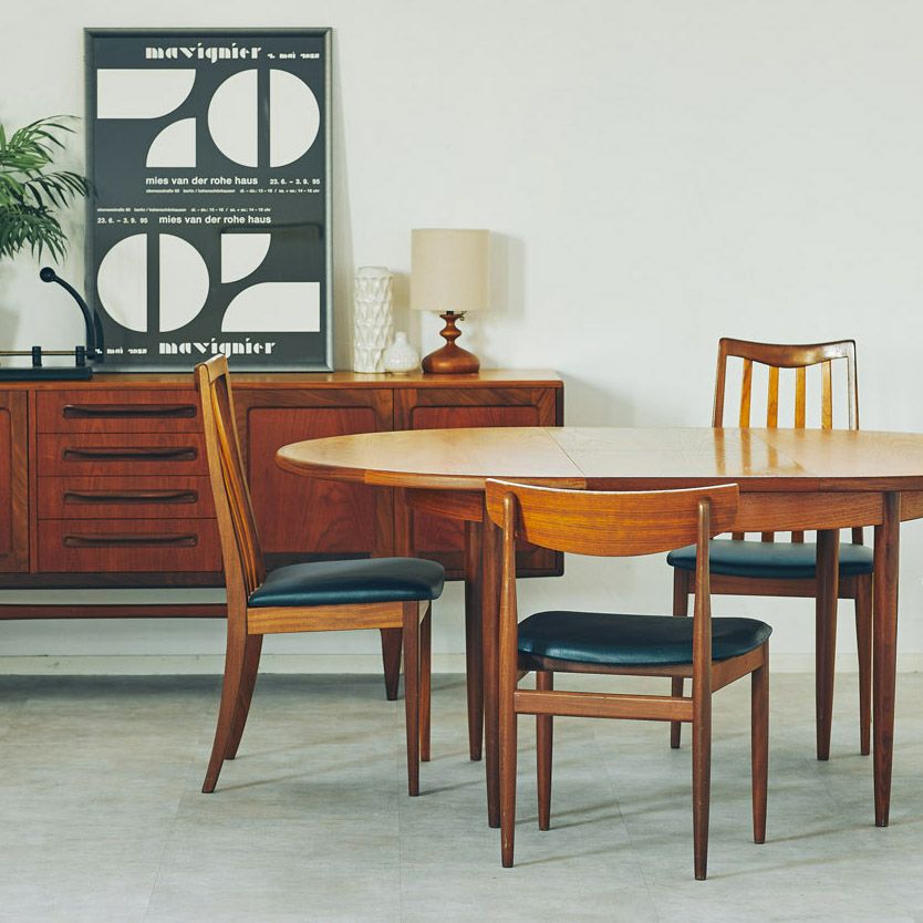 ジープラン ダイニングチェア 1脚（縦バー）G-Plan Dining Chair