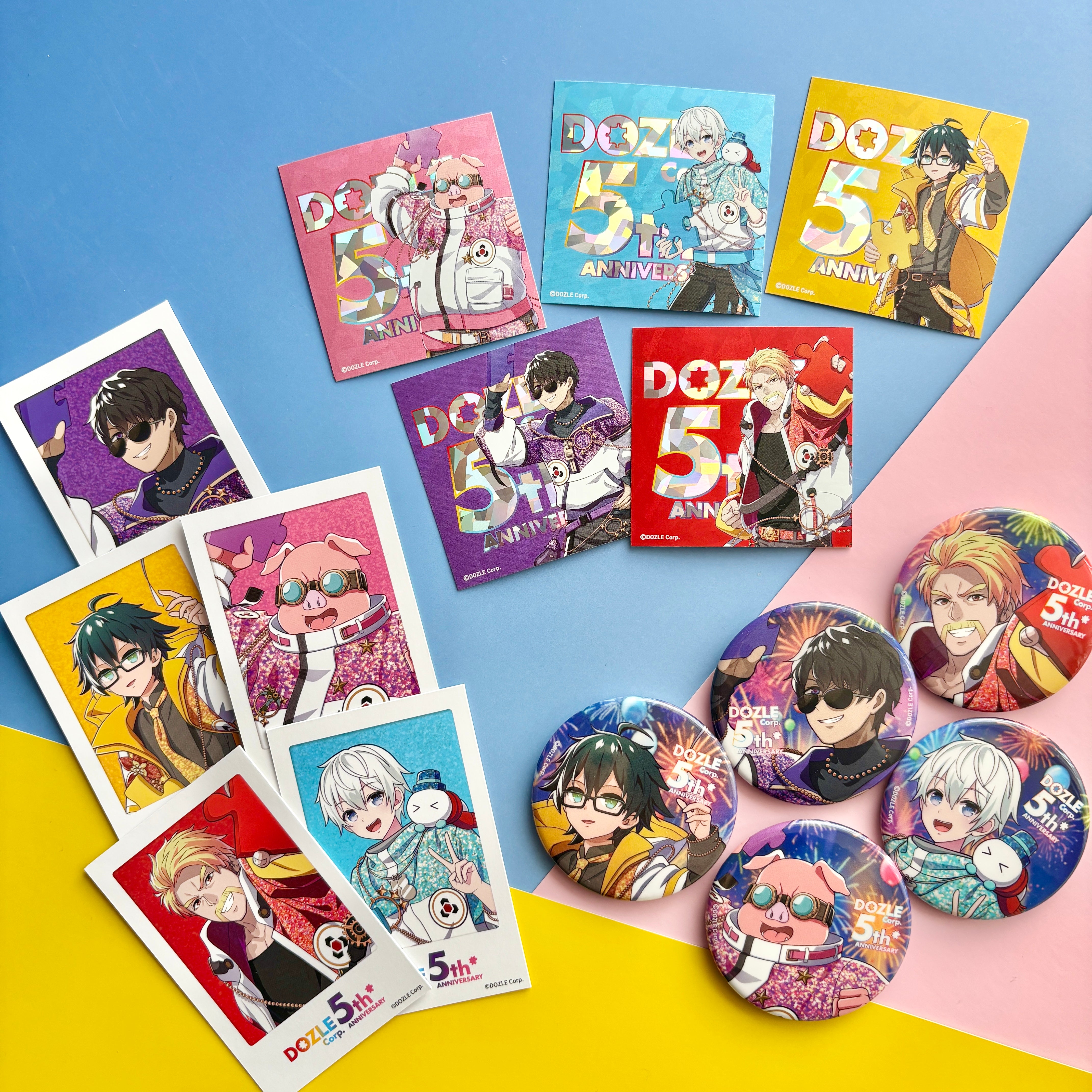 ドズル社5周年 ランダム缶バッジ – ドズル社ストア