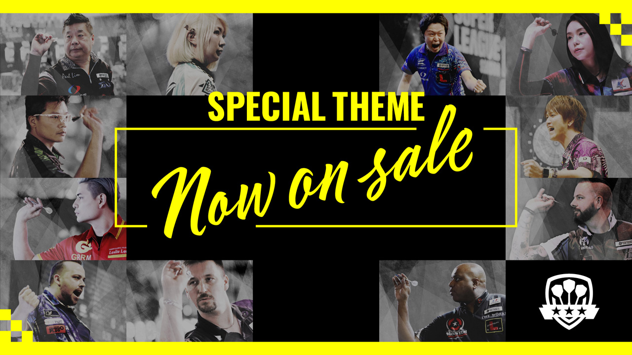 DARTSLIVE OFFICIAL PLAYER THEMES Available for Purchase from the