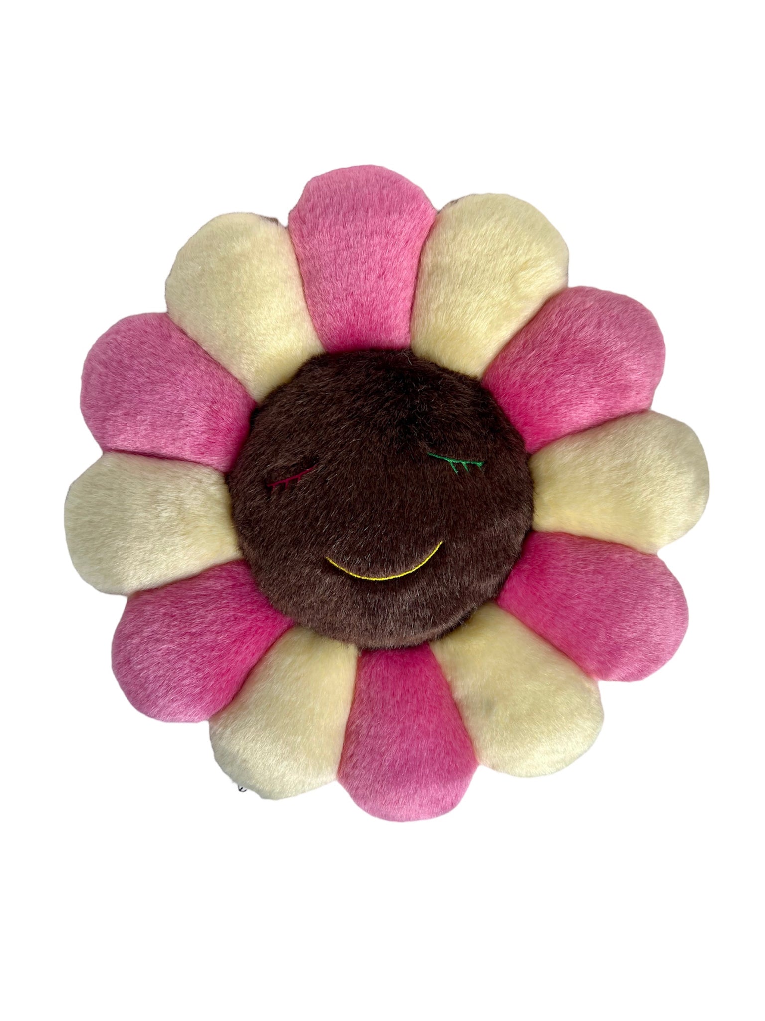 Takashi Murakami Flower Plush Pink/Light Yellow/Brown kaikai kiki