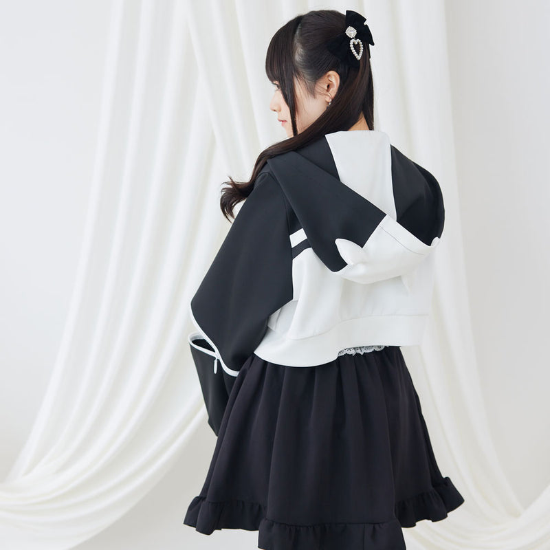 小悪魔ジャージデザインショートパーカー – レディースファッション