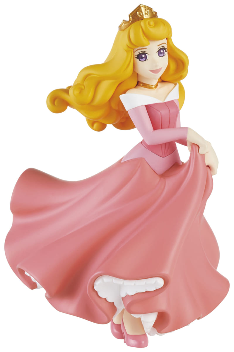 躍動感あふれるベル・オーロラ姫・白雪姫のフィギュア付き食玩