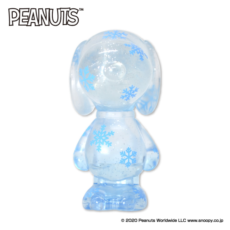 晴れ着と雪の結晶のスヌーピーフィギュア！アイアップ「PEANUTS