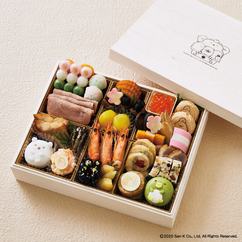 しろくまとぺんぎん？のじょうよ饅頭入り！ベルメゾン 2021年「おせち