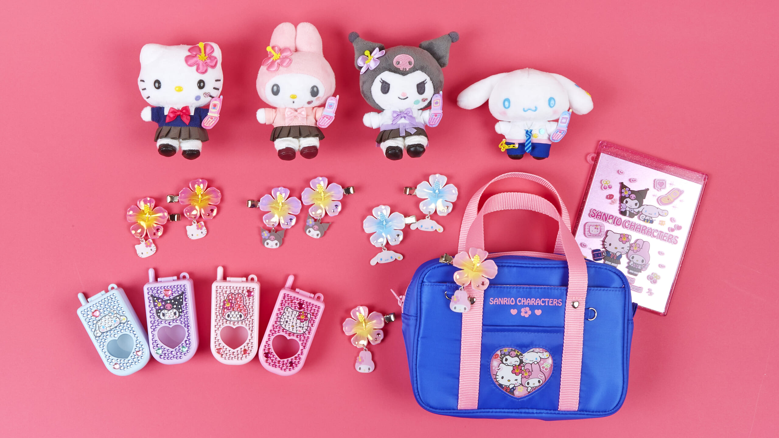 ガラケーやハイビスカスモチーフ！サンリオ「ときめき平成コギャル