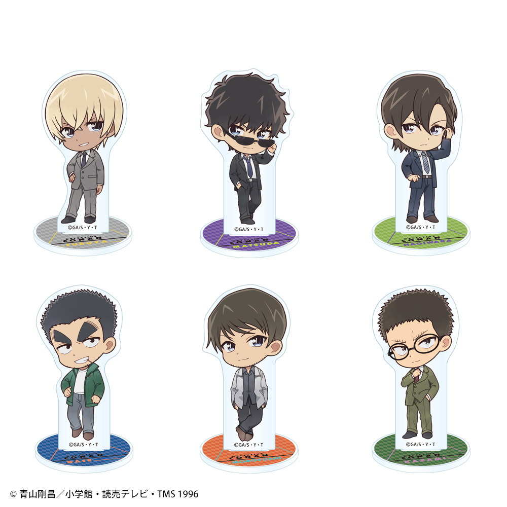 降谷零や松田陣平たちのアクリルスタンドと缶バッジ！セガ『名探偵