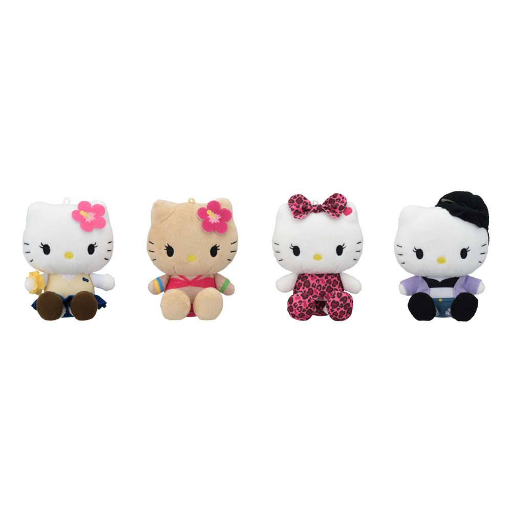 蝶々の妖精になった「ハローキティ」たちのぬいぐるみ＆マスコット