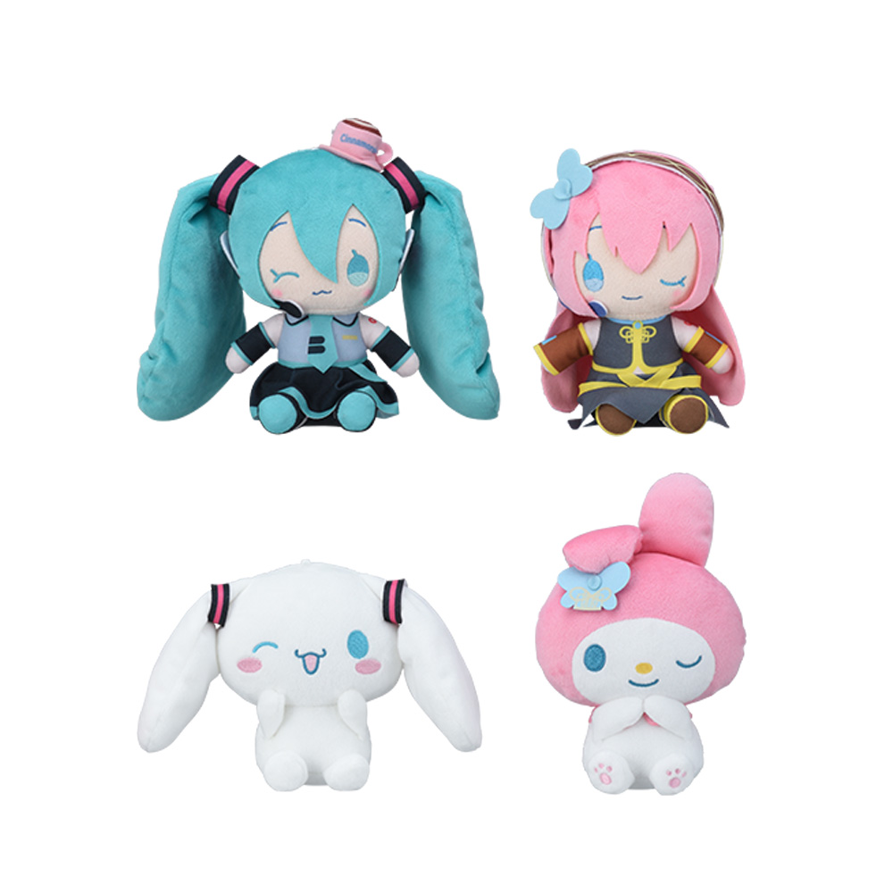 お揃いコーデを楽しむ「シナモロール」と「初音ミク」たち！セガ