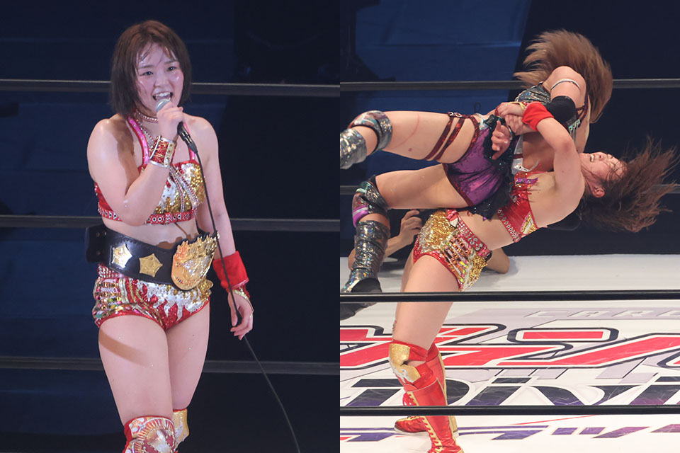 6/21【スターダム】Sareeeが朱里との30分超激闘制してIWGP女子初戴冠