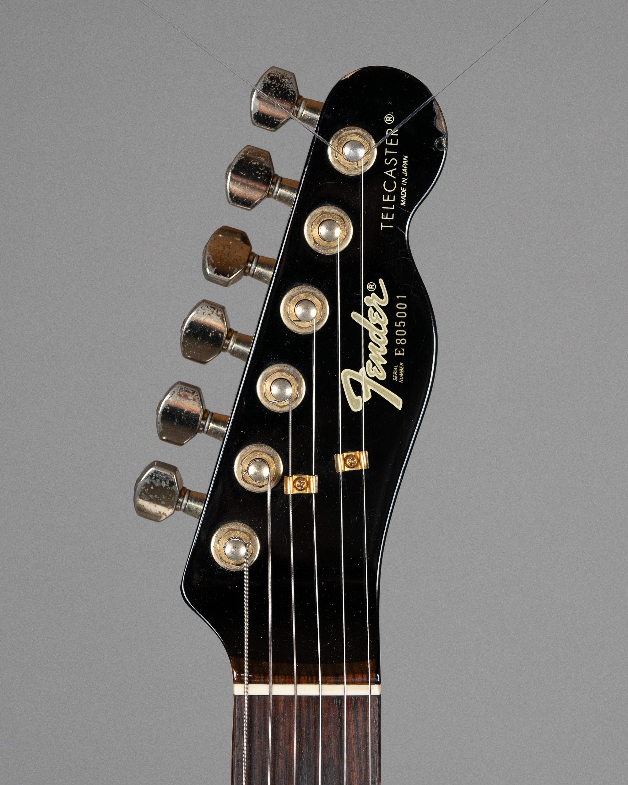 c1988 Fender Telecaster TLG60-80 (Japan, Black w/ Gold Hardware, Gig B