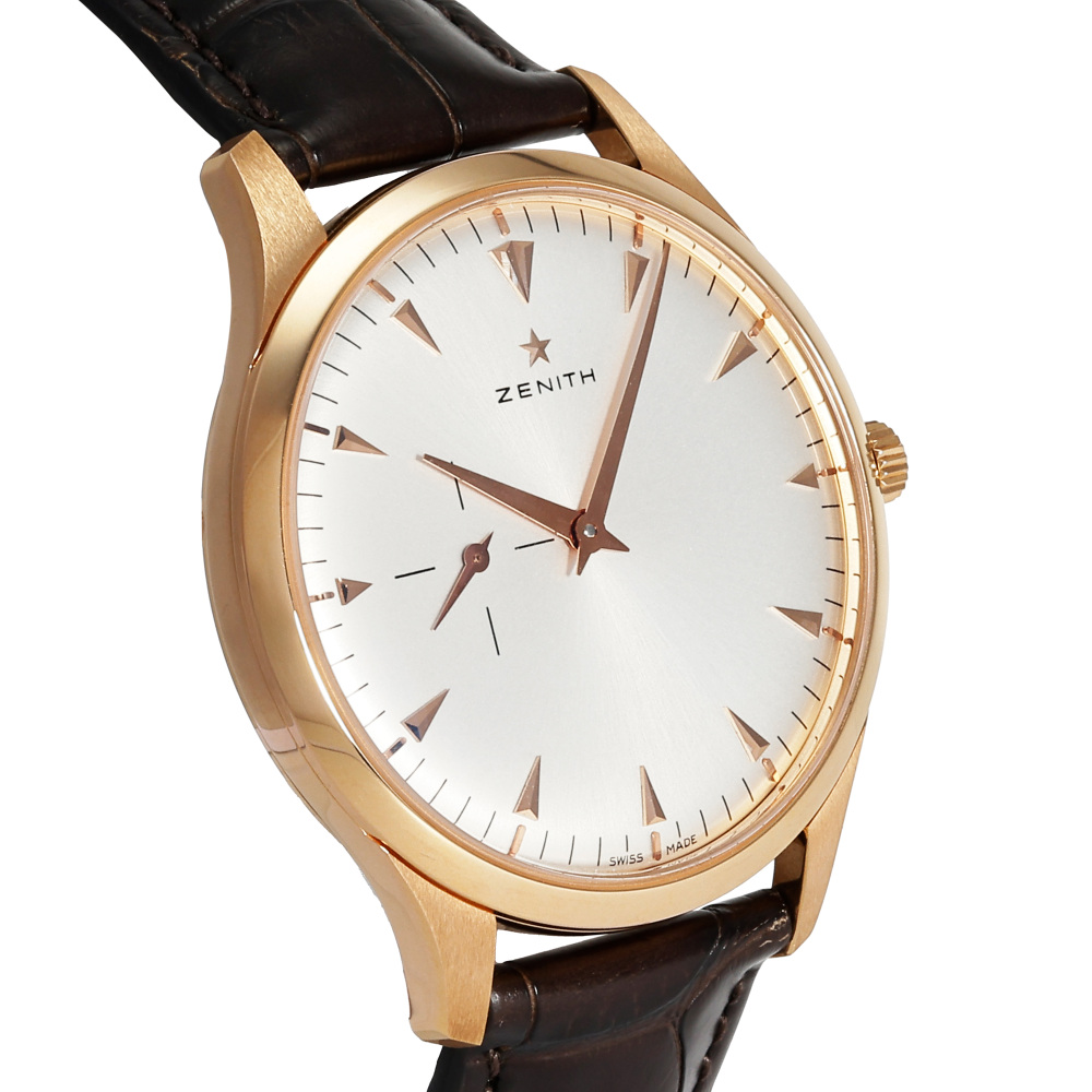 新品] ゼニス エリート 18201068101C498シルバー K18ピンクゴールド