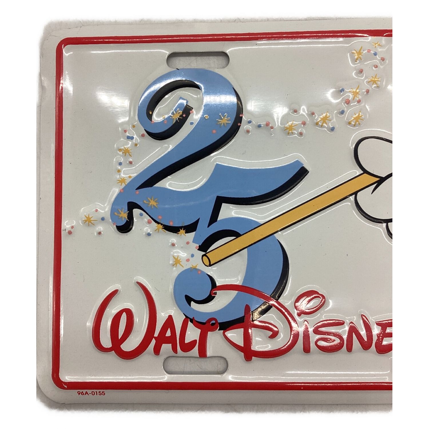 ディズニーグッズ ディズニー ワールド ナンバープレート 25周年
