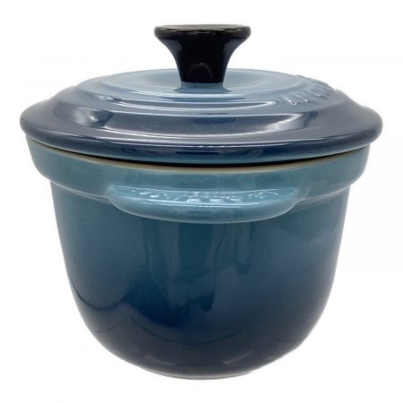 LE CREUSET (ルクルーゼ) ミニココット ブルー エブリィ｜トレファクONLINE