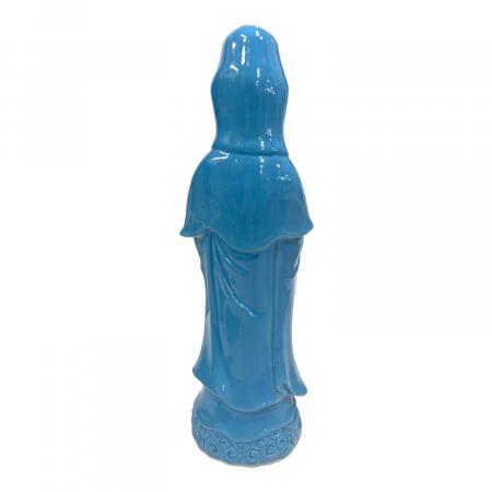九谷焼 (クタニヤキ) 観音像 菊仙 ブルー｜トレファクONLINE