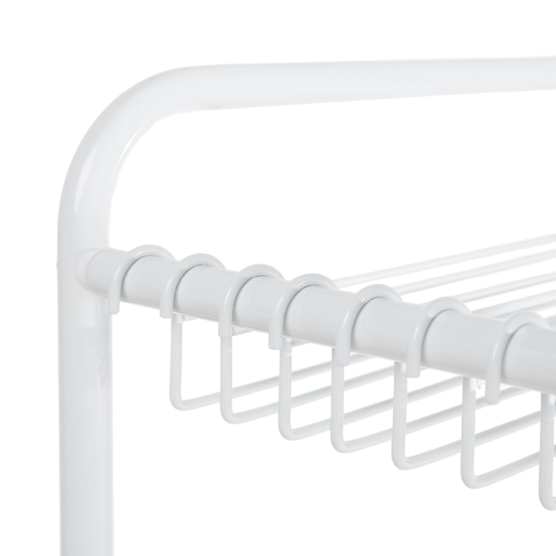 クローゼットスラックスハンガー ホワイト BHS-3｜平安伸銅工業