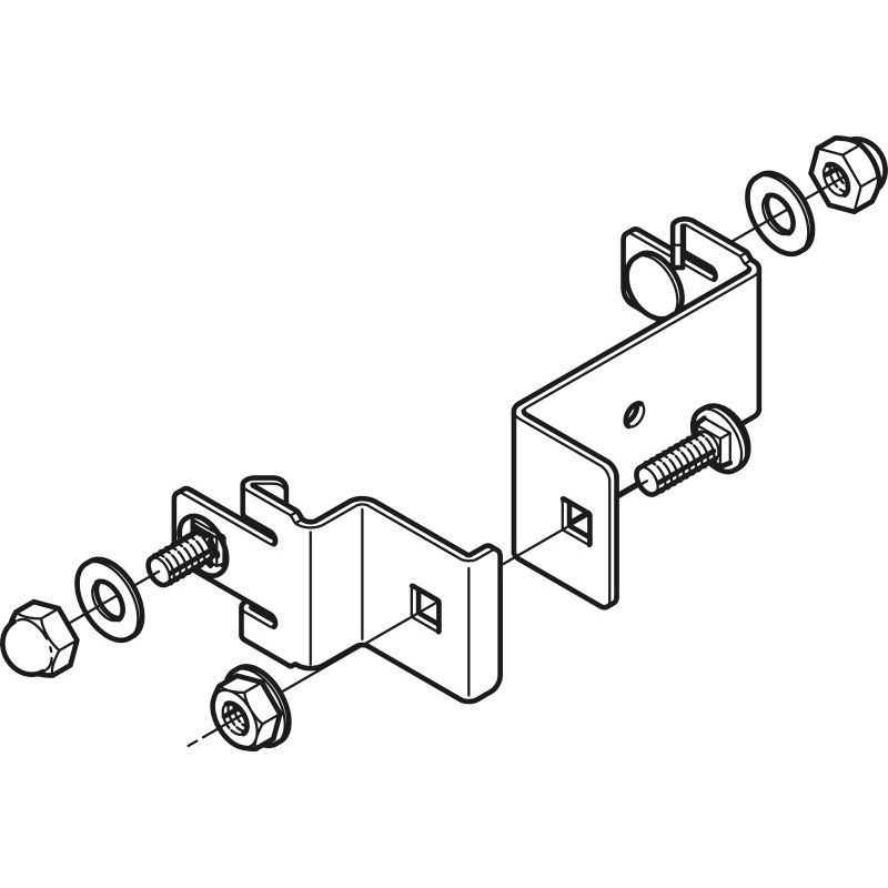 バルブを豊富に在庫｜CVVQ2W 両面立上りカバー止め金具 QRタイプ: 電設