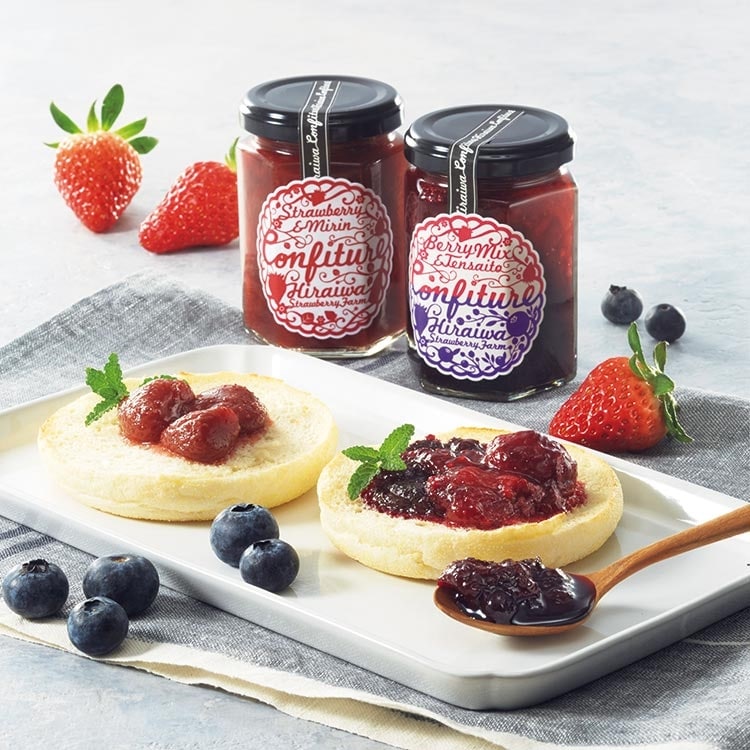 平岩いちご農園]ストロベリー＆みりんコンフィチュール3本セット: JAL