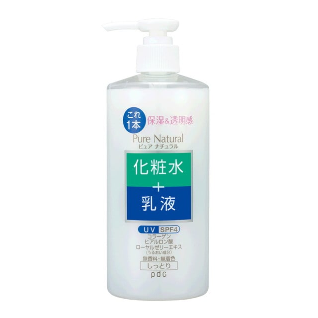 pdc ピュアナチュラル エッセンスローション UV 大容量 400ml: サン