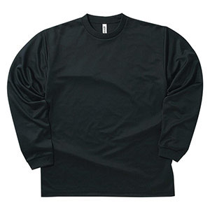 ドライロングスリーブTシャツ 00304－ALT 005 ブラック