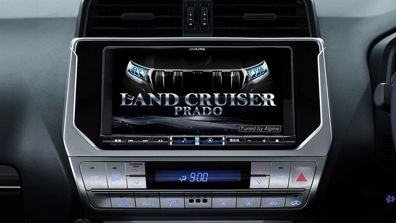 ランドクルーザープラド（150系）マイナーチェンジ後 9型カーナビ