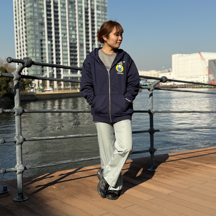 ユニバーサルオーバーオール x DEEN コラボZIPパーカー UF2433002FG