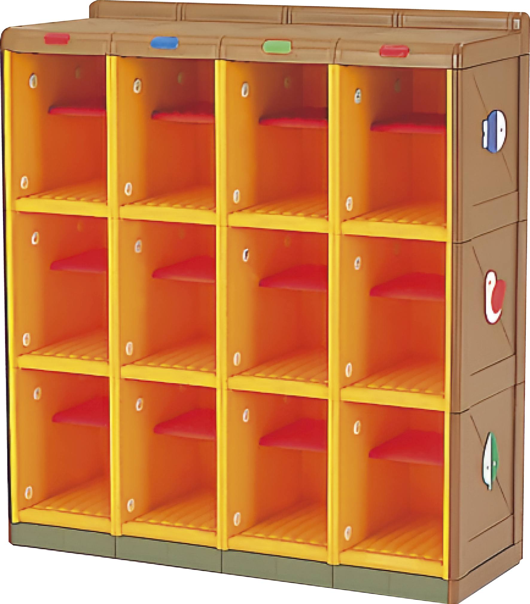 フレーベル館オンラインショップ｜シューズラック・クオレ(3段4列 12人