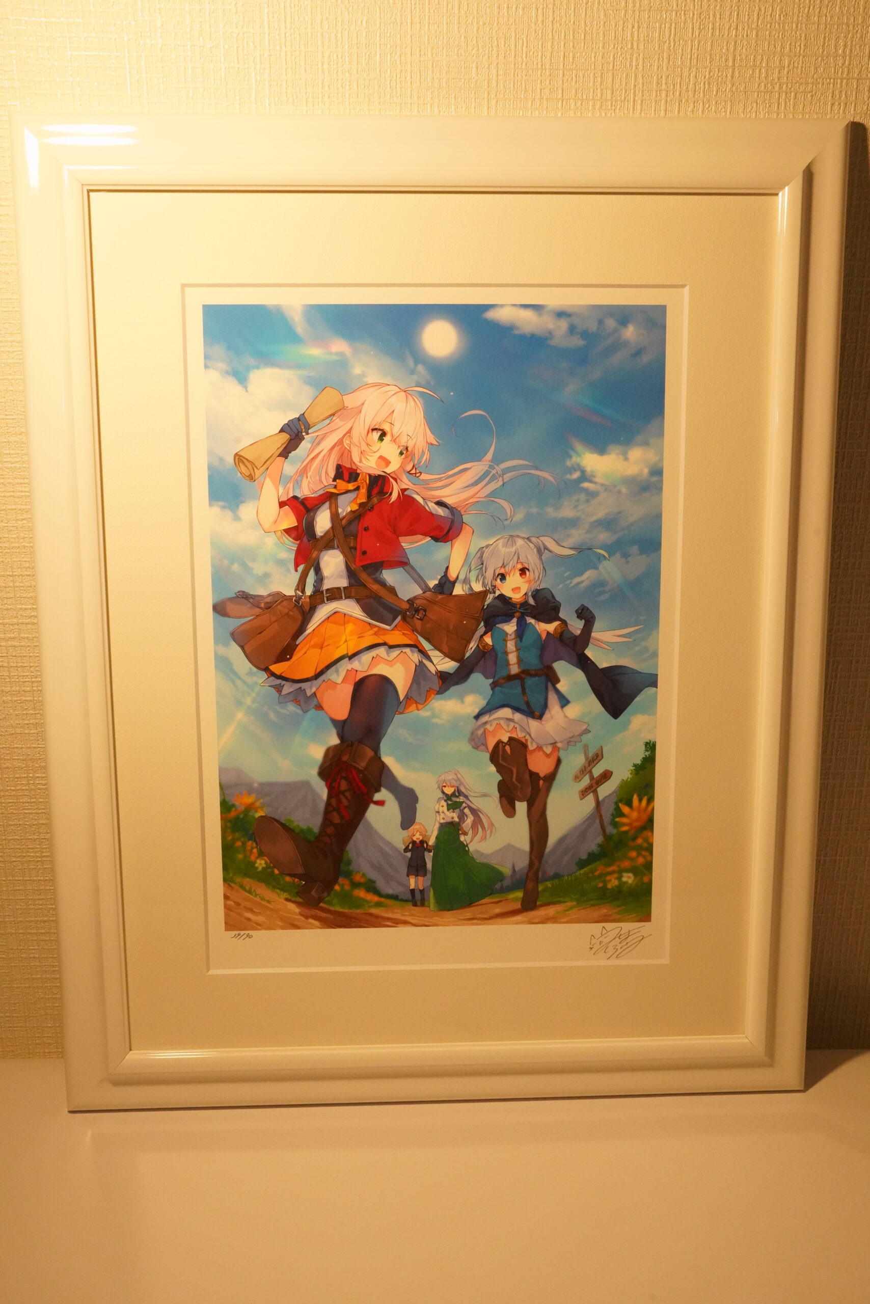 アールジュネス版画】三嶋くろね先生の作品『旅立ち』を買取いたしまし