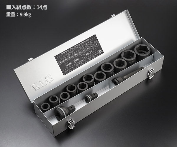 KTC インパクトレンチ用ソケットセット tbp614tp【エヒメマシン】